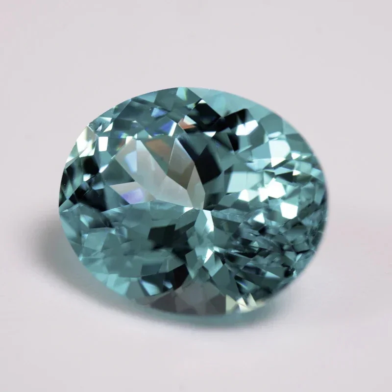 Jewelry Making Gemstones - Lab Grown Sapphire Paraiba Oval Cut