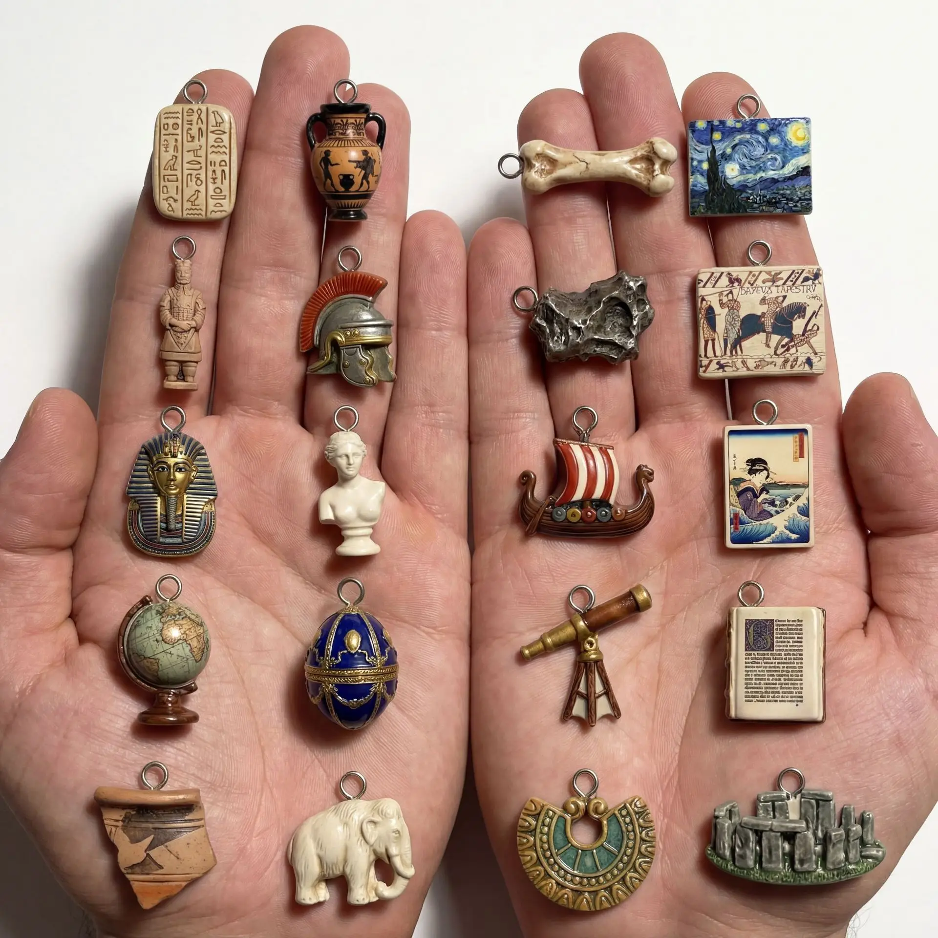 Mini Pendant Antique World His - огляд і ціна Jewelry Making History