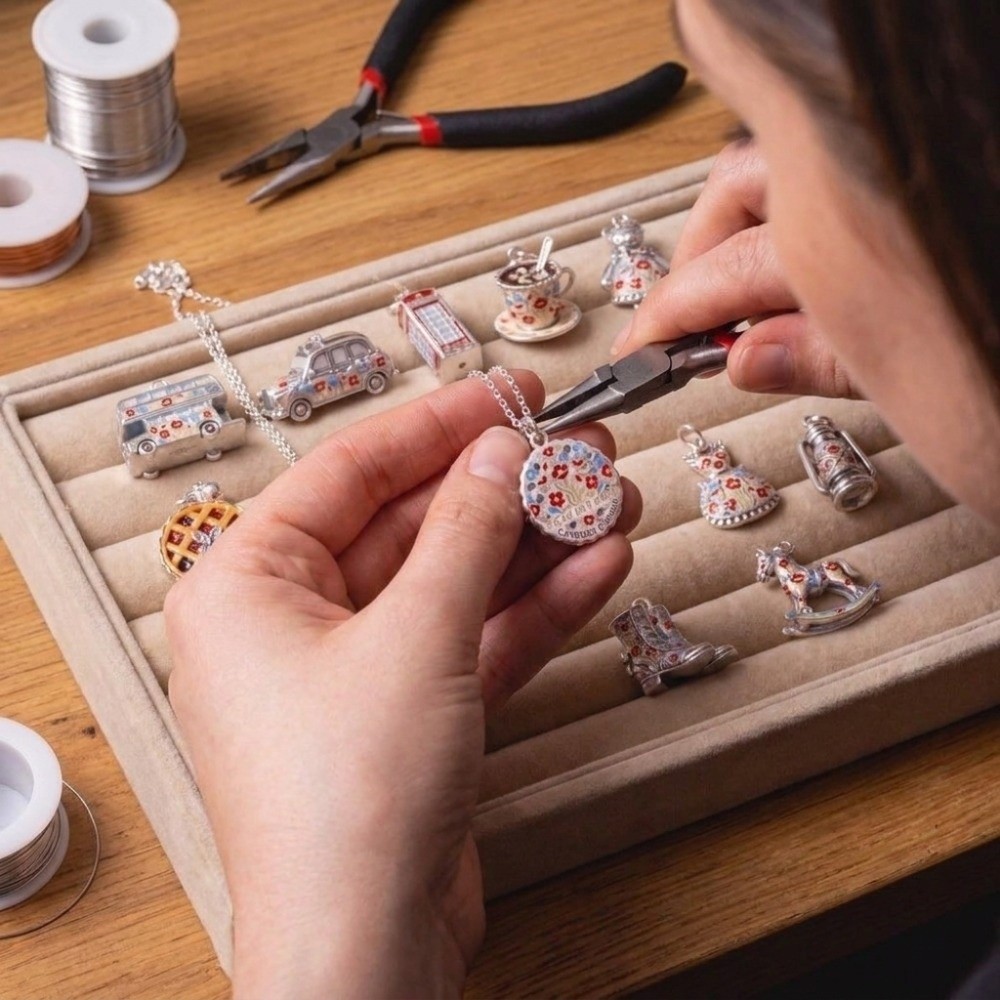 Cute Stainless Steel Cartoon P - огляд і ціна Jewelry Making London