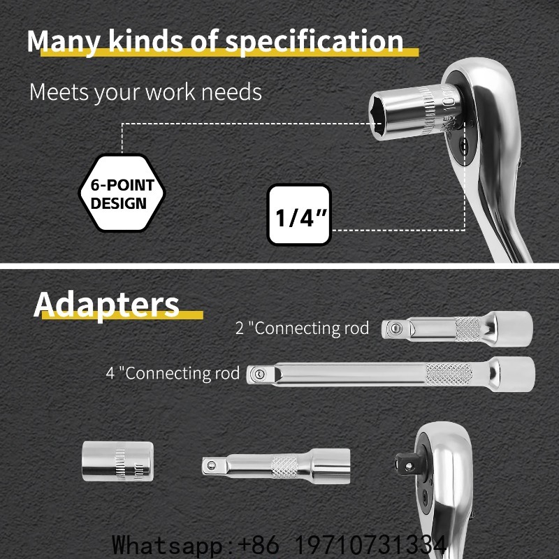Socket Wrench Set 1/4