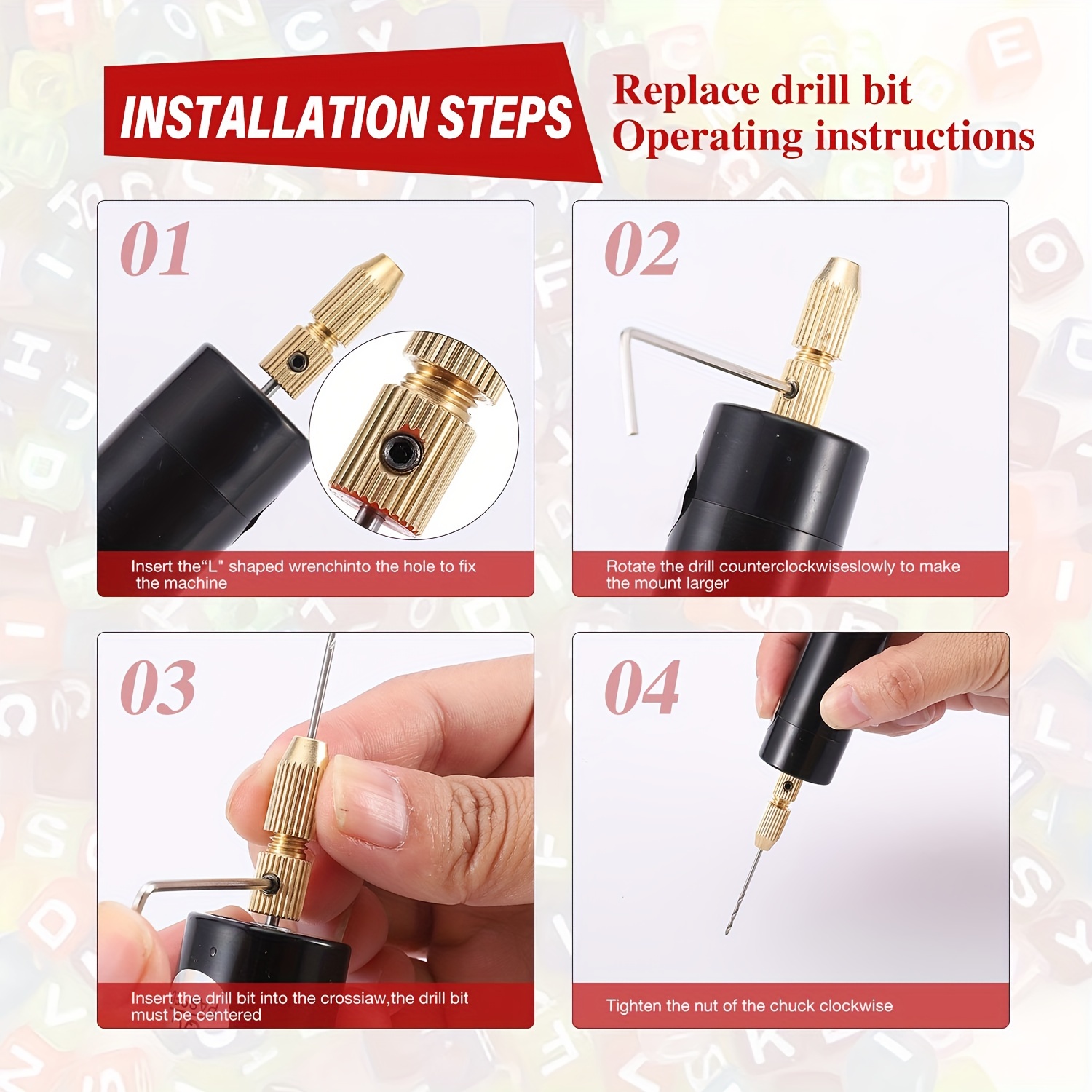 Mini Electric Drill Kit USB Re - огляд і ціна Jewelry Making Drill