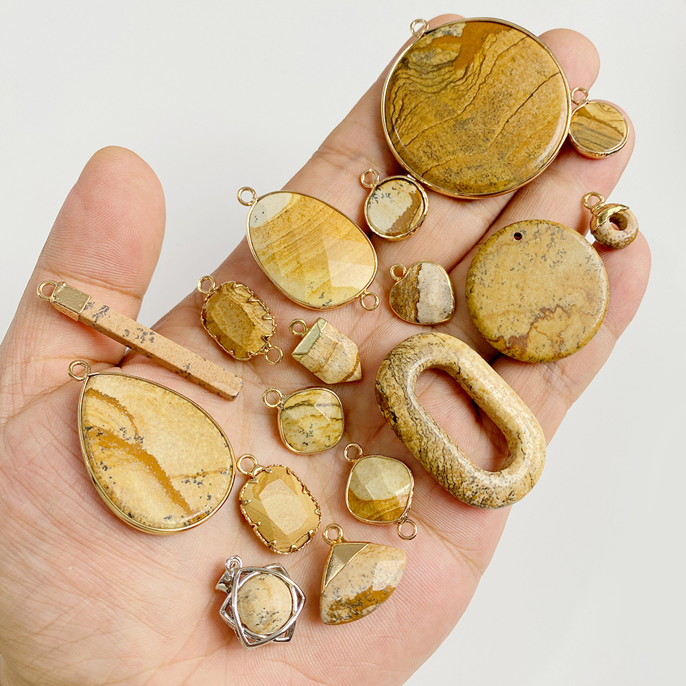 Wholesale Natural Picture Jasp - огляд і ціна Jewelry Making Gemstones
