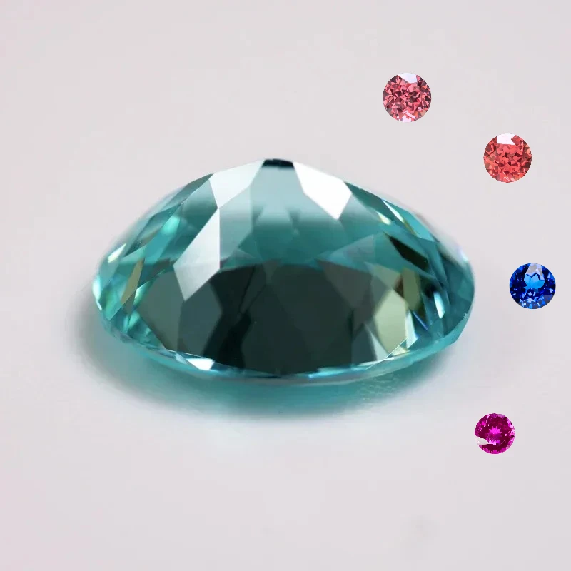 Lab Grown Sapphire Paraiba Ova - огляд і ціна Jewelry Making Gemstones