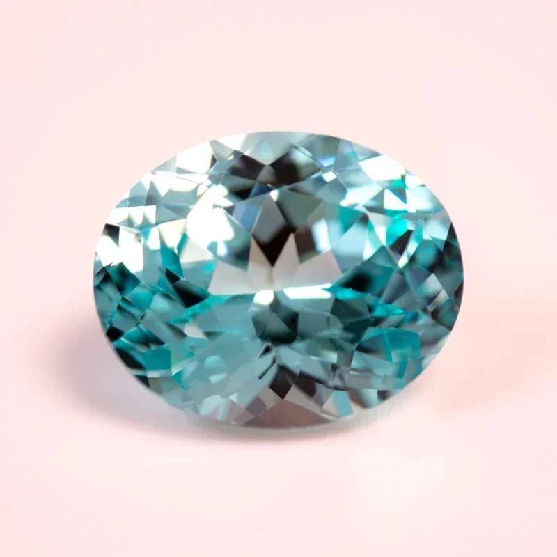 Lab Grown Sapphire Paraiba Ova - огляд і ціна Jewelry Making Gemstones