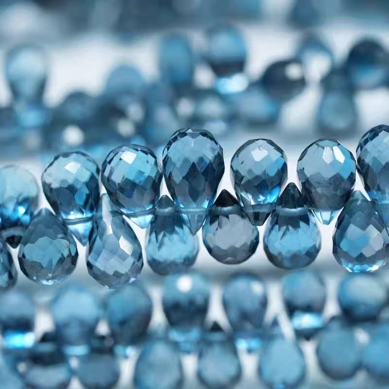 6A London blue Topaz drop face - огляд і ціна Jewelry Making London