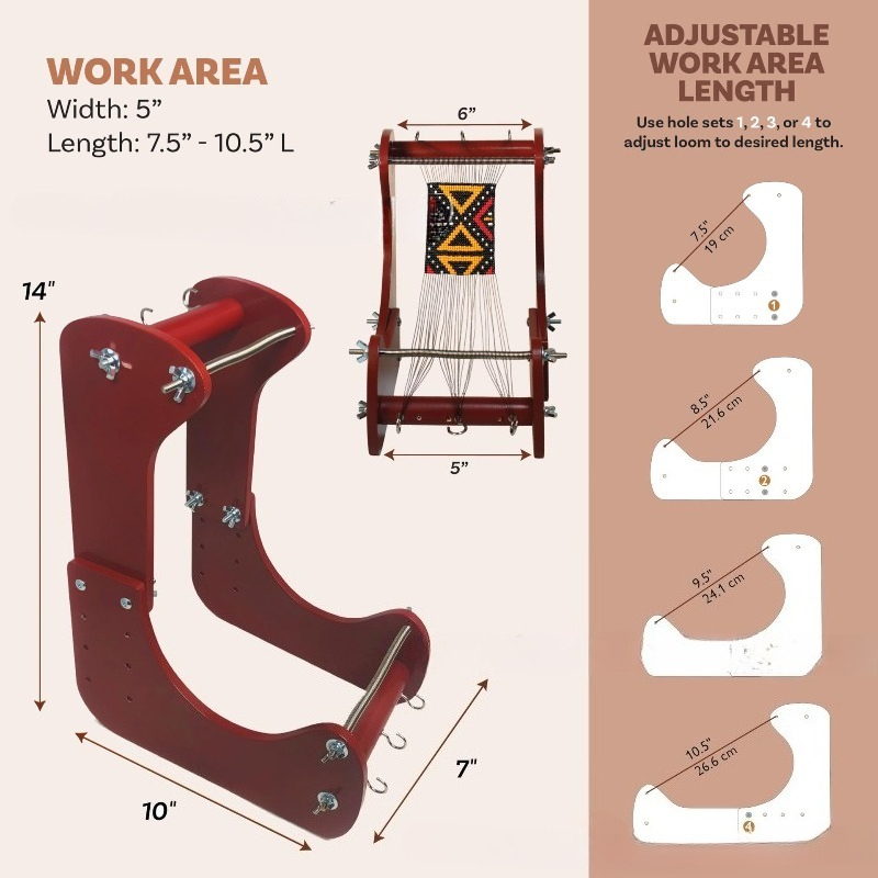 Wooden Beading Loom Bracelet M - огляд і ціна Jewelry Making Machines